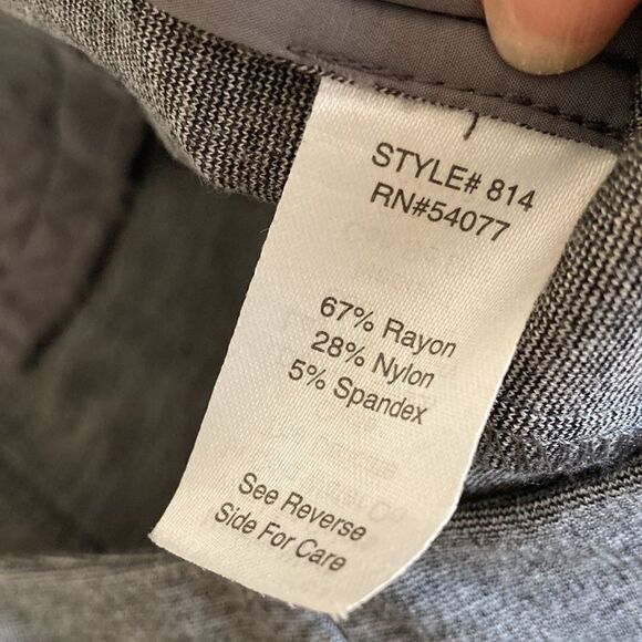 Cabi Newport Side Zip Ponte Knit Gray Slim Leg Style 814 Women’s Size 4 - Picture 11 of 14